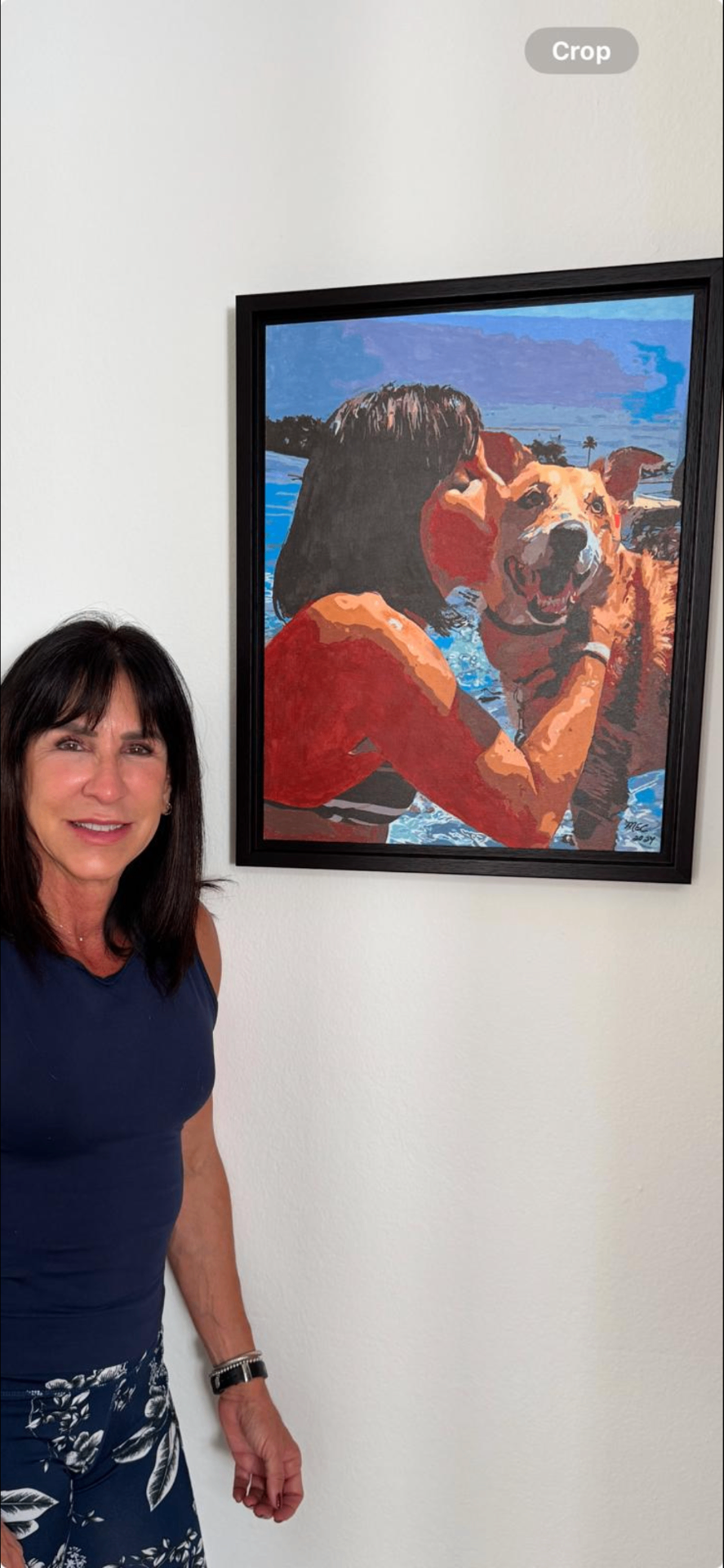 Painting of Lynn and Lila
