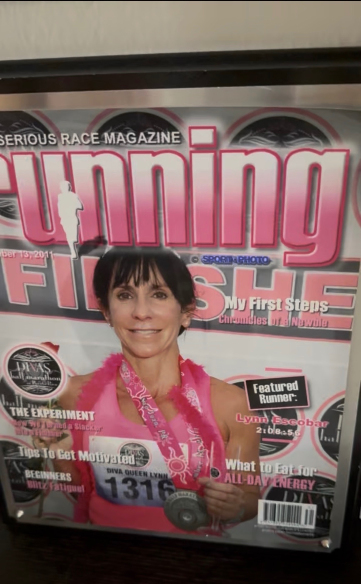 Running magazine cover